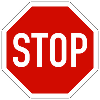 Stop - Meldepflicht